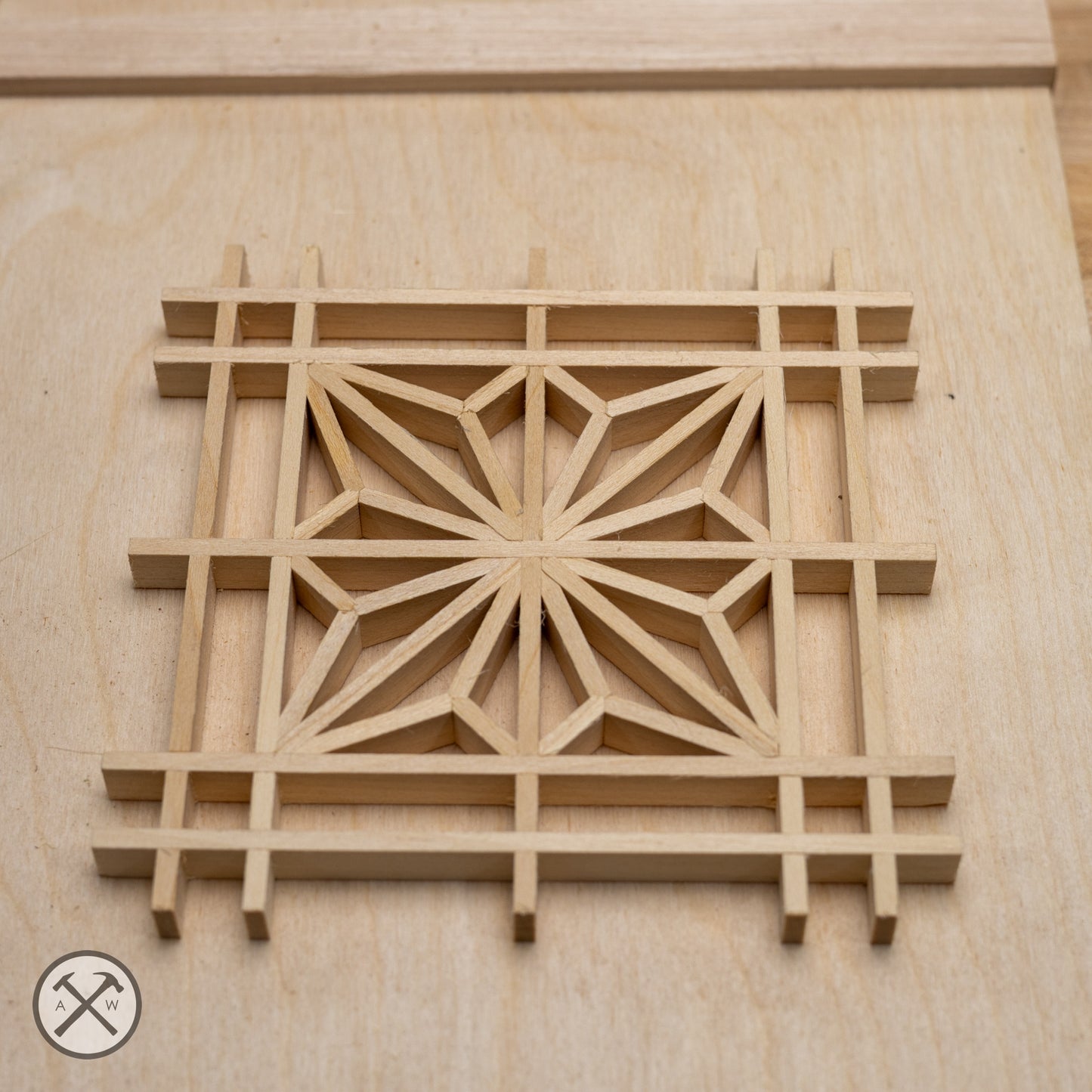 Fully assembled asanoha starter kit
