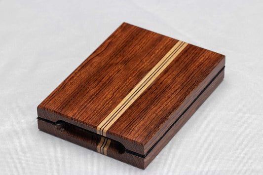 Slim Bubinga Ring Box