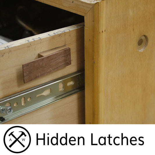 (Semi) Hidden Custom Drawer Latches