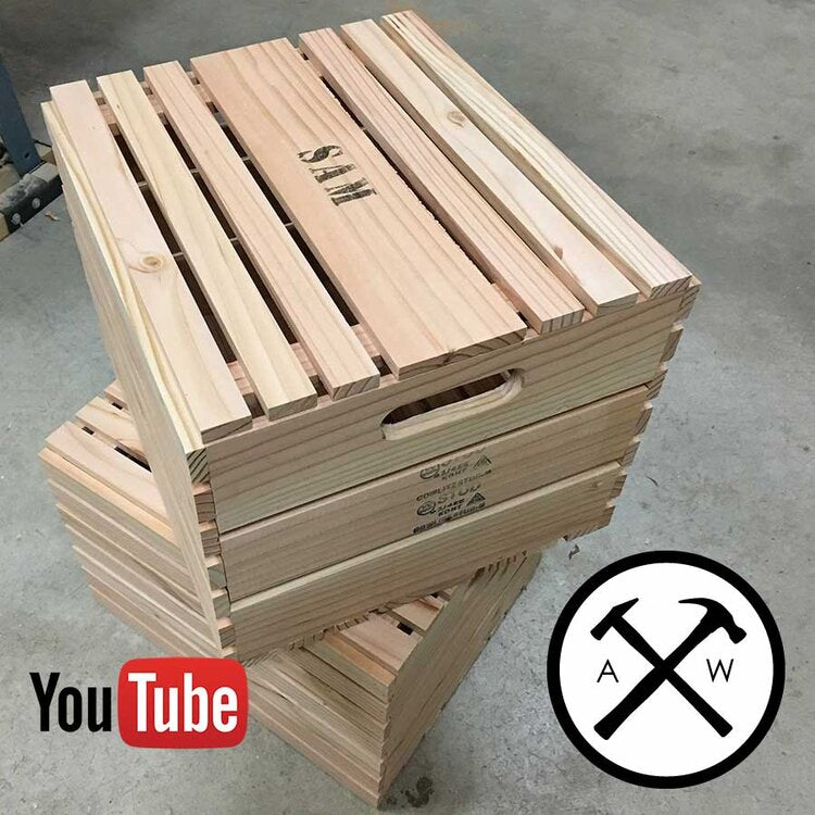 Free Digital Plans - Storage Crates from 2x4s